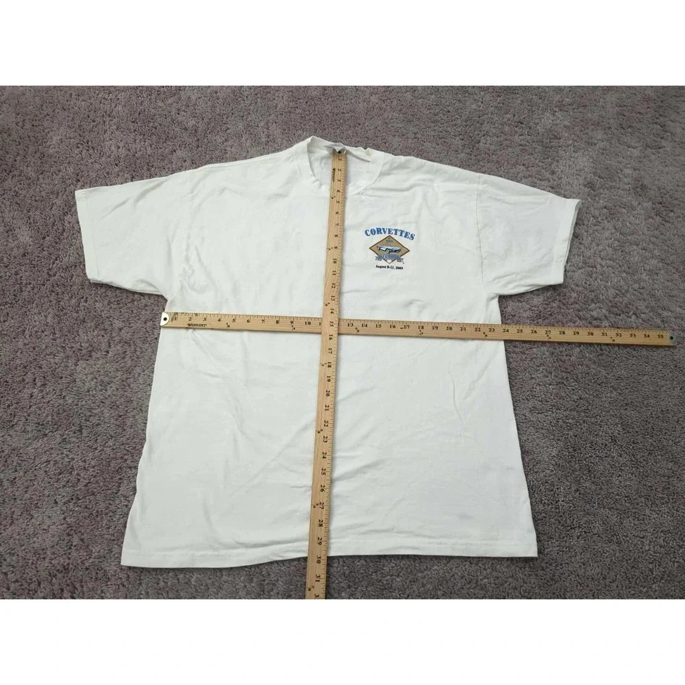 Vintage Corvettes T Shirt Mens XL Hanes Excellent‎ 2002 Event Graphic
